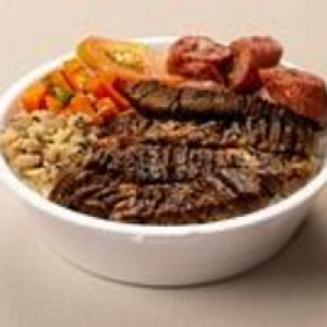 ARROZ FEIJÃO MACARRÃO FAROFA BATATA FRITA OU CHIPS OBSERVAÇÃO (MAIONESE E SALPICÃO,  SÓ AOS DOMINGOS)
