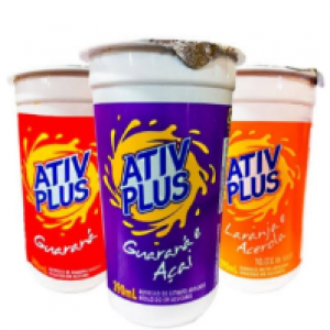 Guaraná,  Guaraná com Açaí e Laranja com Acerola.