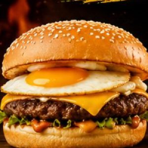 Pão,  carne,  queijo,  ovo,  milho,  batata palha queijo ralado e ovo de codorna.(FOTO ILUSTRATIVA)