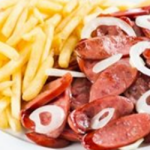 BATATA FRITA,  CALABRESA E CEBOLA.