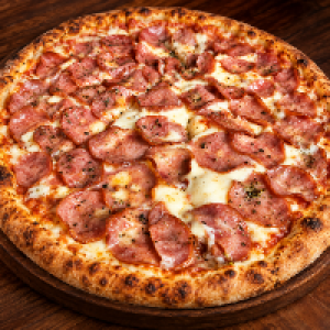 Pizza Grande 35cm - mussarela,  calabresa e oregano