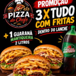 3 X TUDO CARNE 56G COM FRITAS 1MANTIQUEIRA 2 L