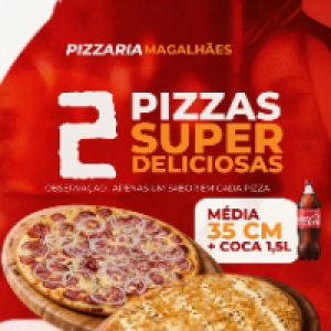 Combo 2 Pizzas + Coca 1,5L
